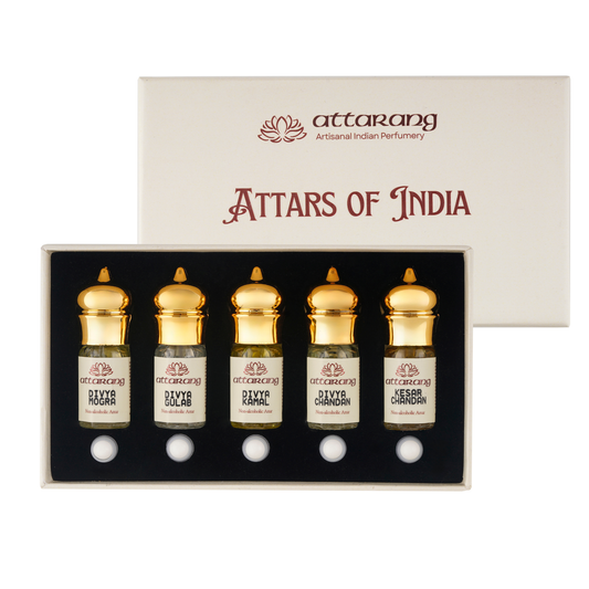 Top 5 Pooja Attars of India (5x3ml) 15ml