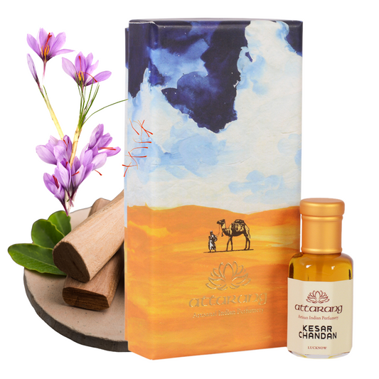 Kesar Chandan | Saffron Sandalwood | Attar 10ml