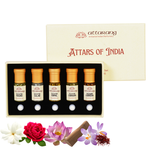 Top 5 Pooja Attars of India (5x3ml) 15ml