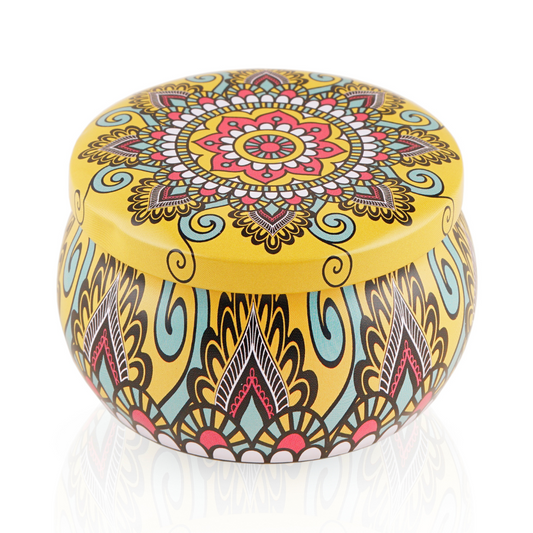 Garland of Jasmine Aroma Candle Tin Pack 120g