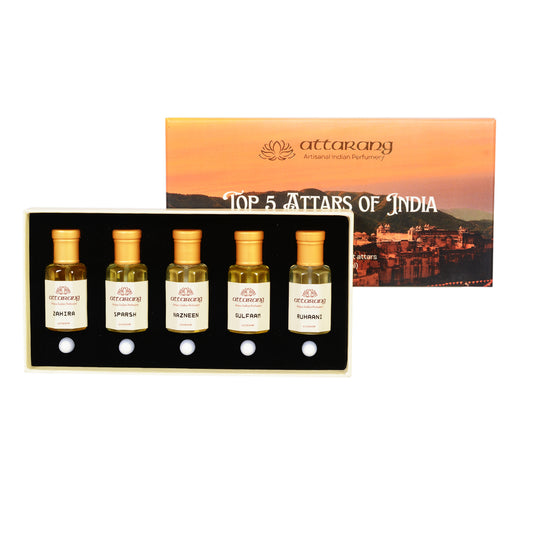 Top 5 Attars of India for Women | Fragrances for Her | 5x10ml Attar Set 50ml