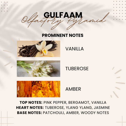 Gulfaam | Vanilla, Tuberose & Amber | Attar 10ml