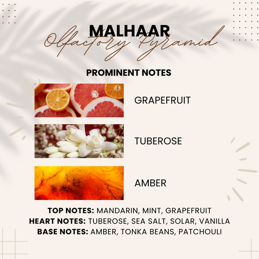 Malhaar | Grapefruit, Tuberose & Amber | Attar 10ml