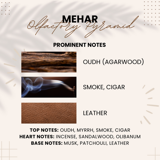Mehar | Oudh, Smoke, Leather | Attar 10ml