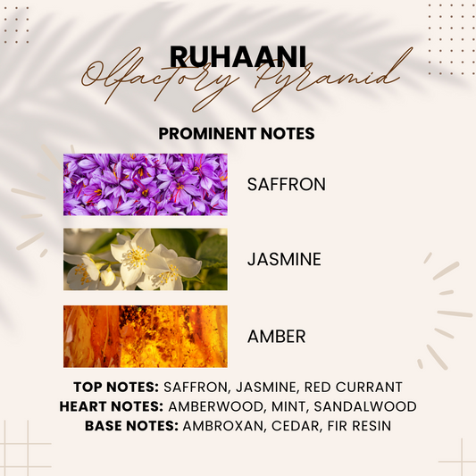 Ruhaani | Saffron, Jasmine & Amber | Attar 10ml