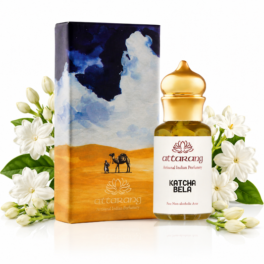 Katcha Bela Attar | Deep Floral, Jasmine Sambac, Mogra buds | Attar 10ml