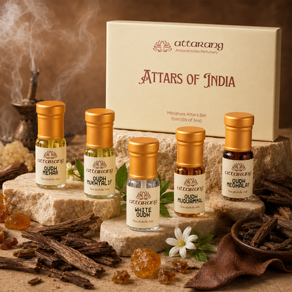 Top 5 Oudh Attars of India (5x3ml) 15ml