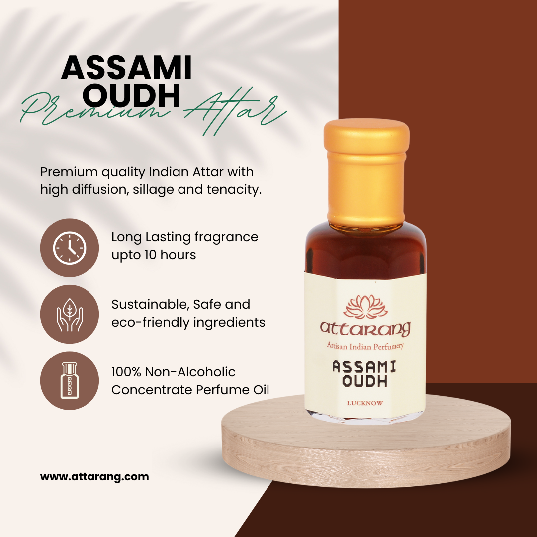Assami Oudh | Oudh, Smoke & Leather Notes | Attar 10ml