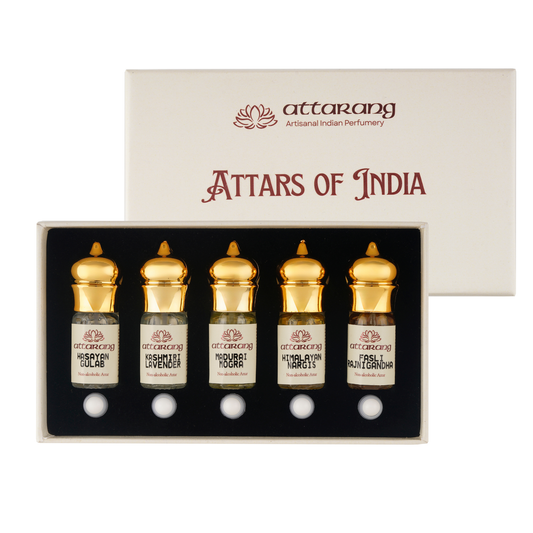 Top 5 Floral Attars of India (5x3ml) 15ml
