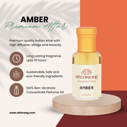 Amber | Sweet, Resinous, Mysterious | Attar 10ml