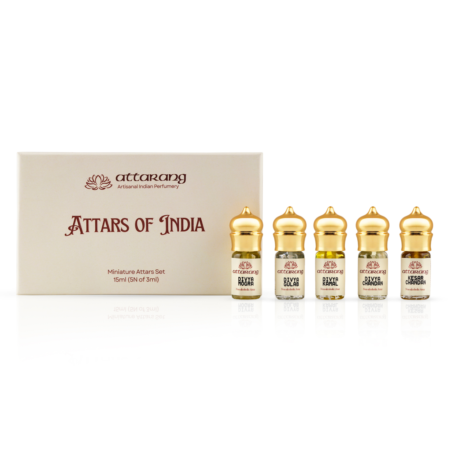 Top 5 Pooja Attars of India (5x3ml) 15ml