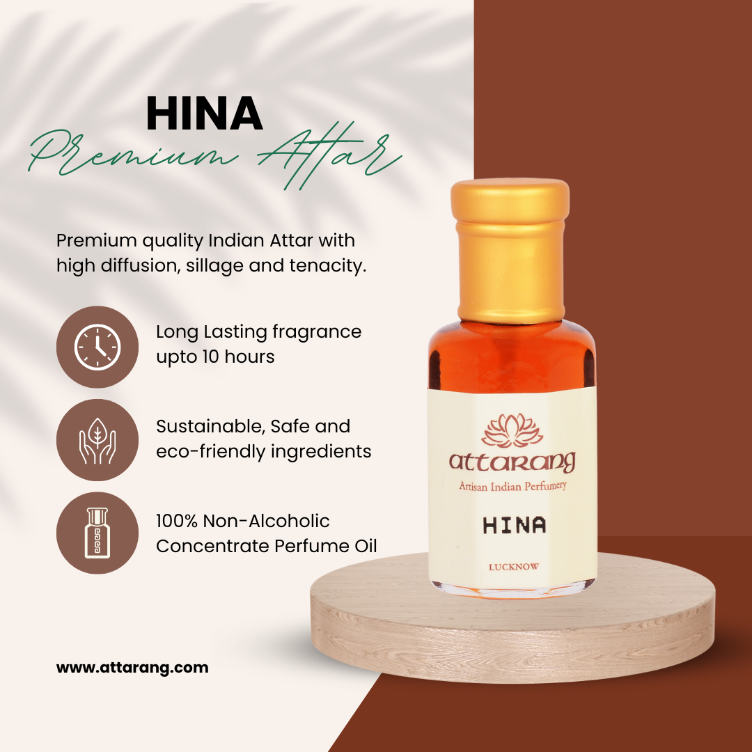 Hina | Traditional, Spicy, Saffron | Attar 10ml