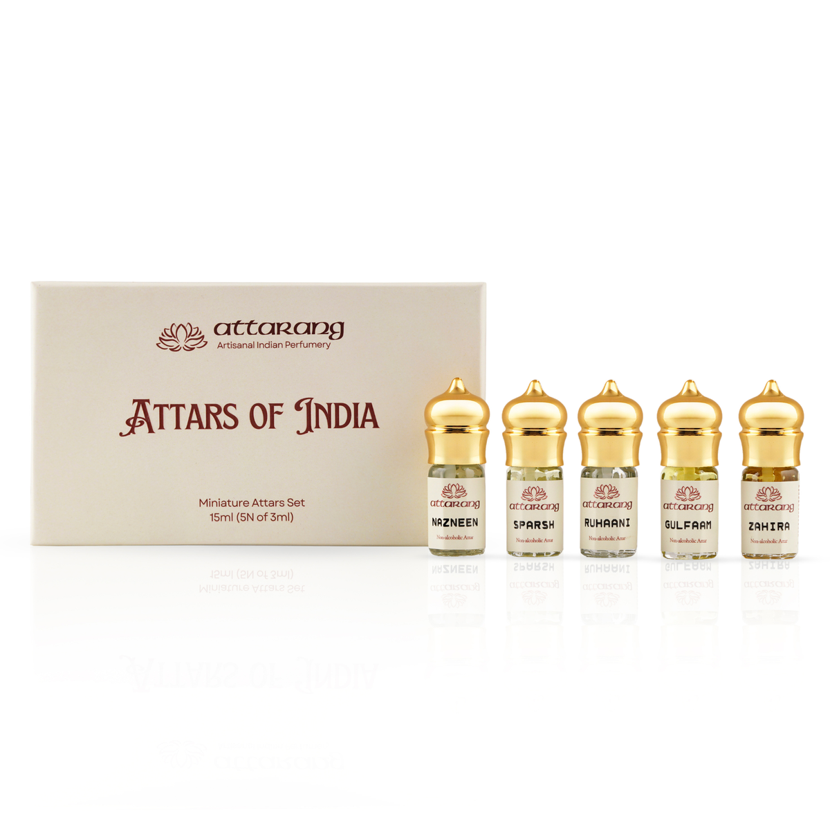 Top 5 Women Attars of India (5x3ml) 15ml