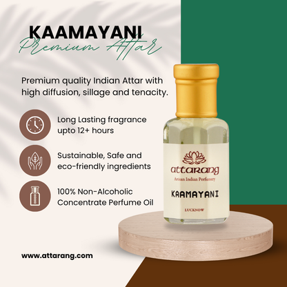 Kaamayani Attar | Mandarin, Peony, Rose, | Attar 10ml