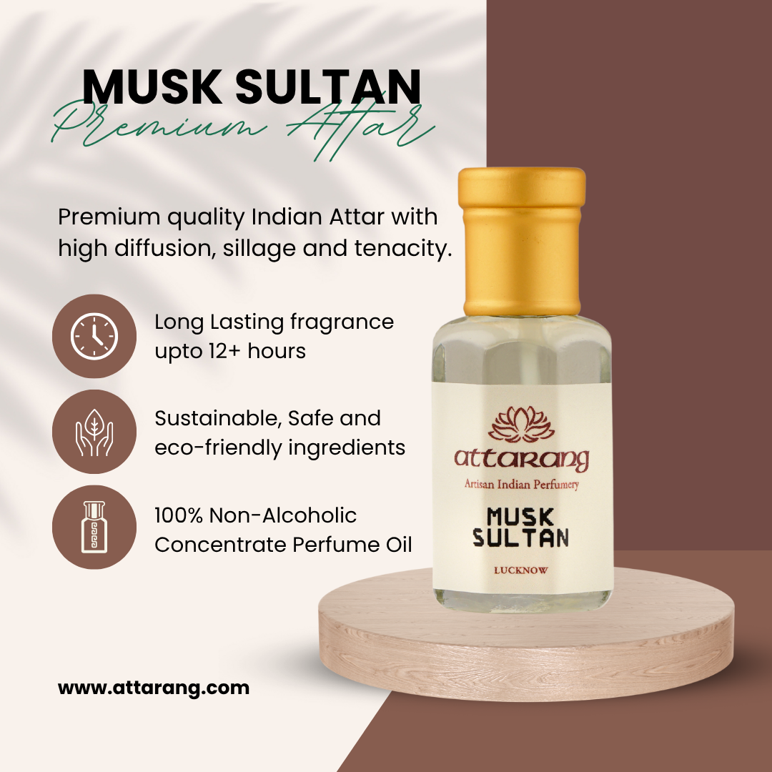 Musk Sultan | Musk, Lily of the valley, Vanilla | Attar 10ml