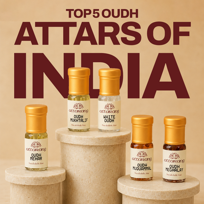 Top 5 Oudh Attars of India (5x3ml) 15ml