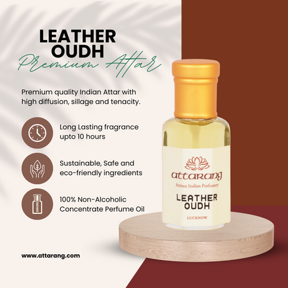 Leather Oudh | Strong, Animalic, Agarwood | Attar 10ml