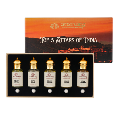 Top 5 Pooja Attars of India | Devotional Fragrances | 5x10ml Attar Set 50ml