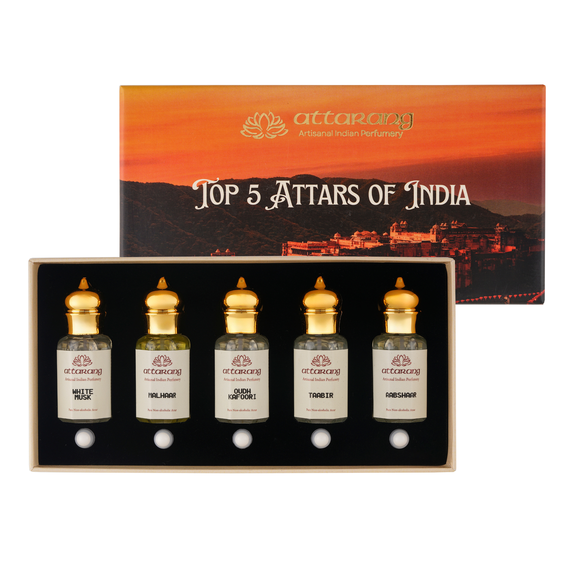 Top 5 Summer Attars of India | Cool, Fresh, Aqua | 5x10ml Attar Set 50ml