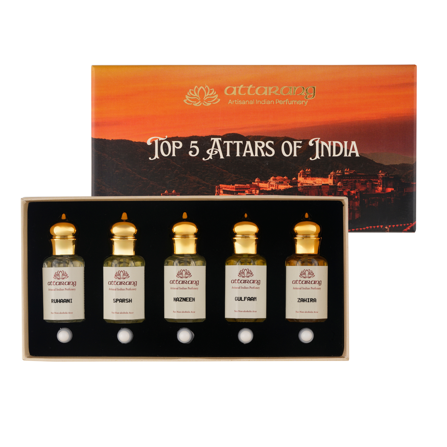 Top 5 Attars of India for Women | Fragrances for Her | 5x10ml Attar Set 50ml