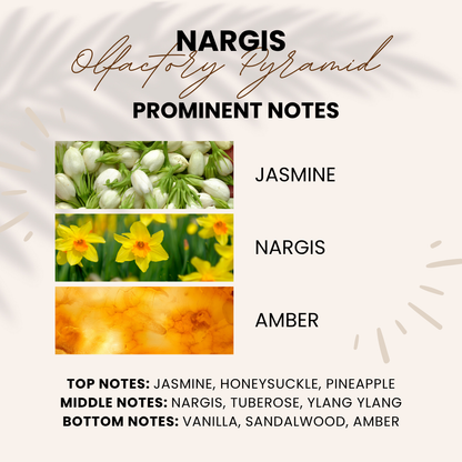 Nargis Attar | Plumeria, Champa, Daffodil | Attar 10ml