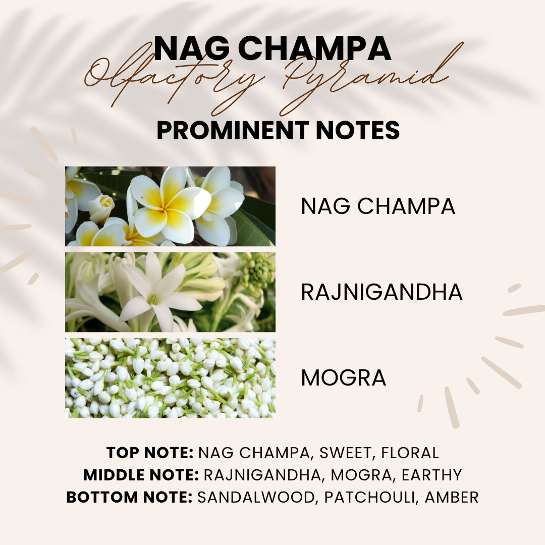 Nag Champa Attar | Plumeria, Champak, Fragipani | Attar 10ml