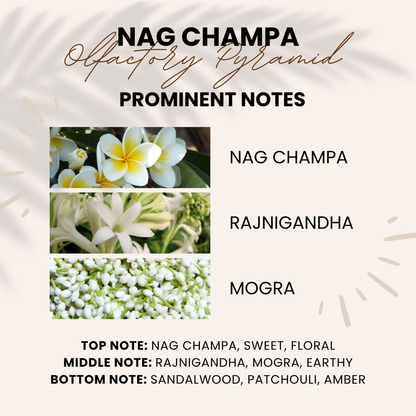 Nag Champa Attar | Plumeria, Champak, Fragipani | Attar 10ml