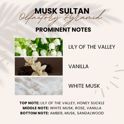 Musk Sultan | Musk, Lily of the valley, Vanilla | Attar 10ml