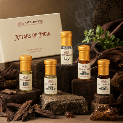Top 5 Oudh Attars of India (5x3ml) 15ml