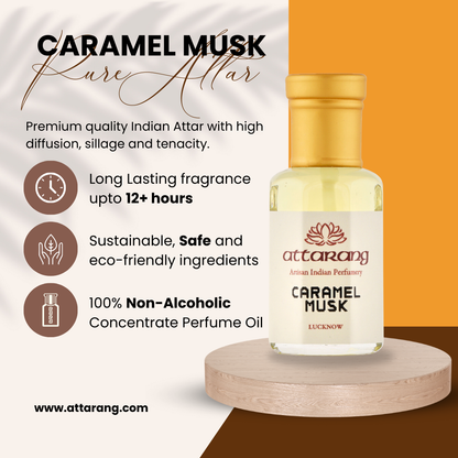 Caramel Musk | Gourmand, Sweet, Fruity | Attar 10ml