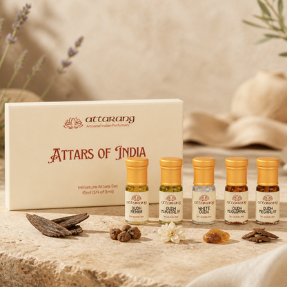 Top 5 Oudh Attars of India (5x3ml) 15ml