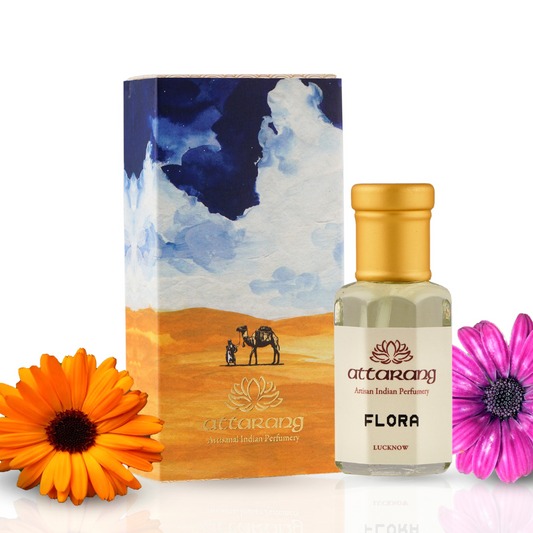 Flora Attar | Mandarin, Peony, Rose, | Attar 10ml
