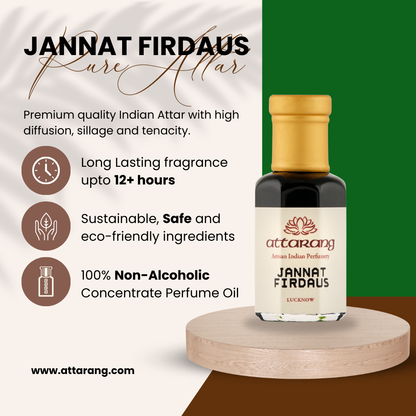 Jannat Firdaus | Herbal, Spicy, Musk | Premium Attar 10ml