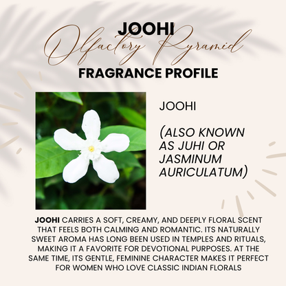 Joohi | Juhi, Jasminum auriculatum or Needle Flower Jasmine | Attar 10ml