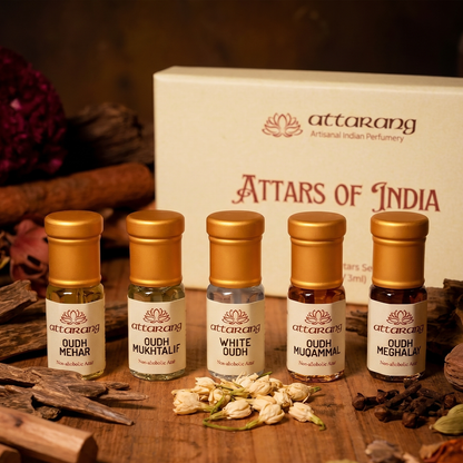 Top 5 Oudh Attars of India (5x3ml) 15ml