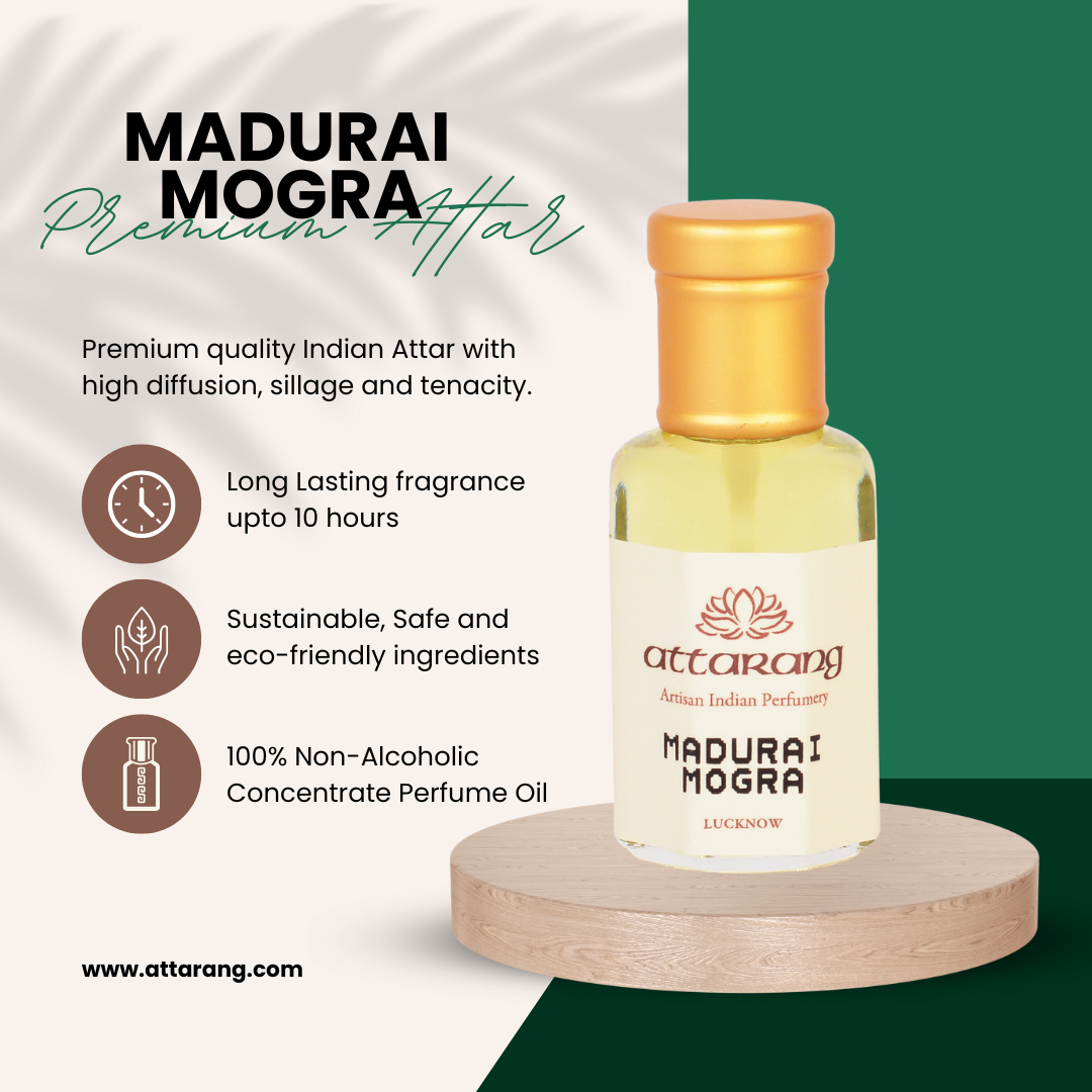 Madurai Mogra | Premium Jasmine Sambac | Attar 10ml