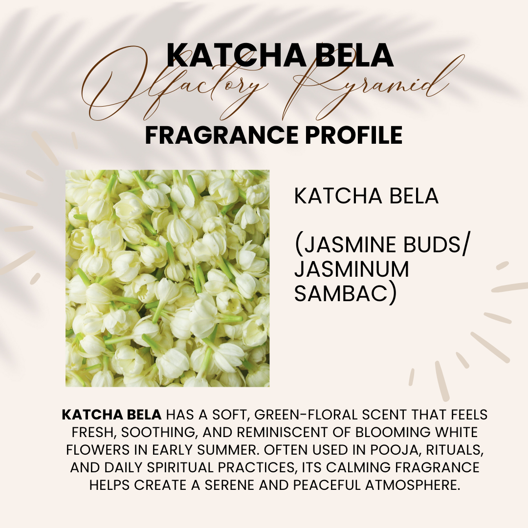 Katcha Bela Attar | Deep Floral, Jasmine Sambac, Mogra buds | Attar 10ml