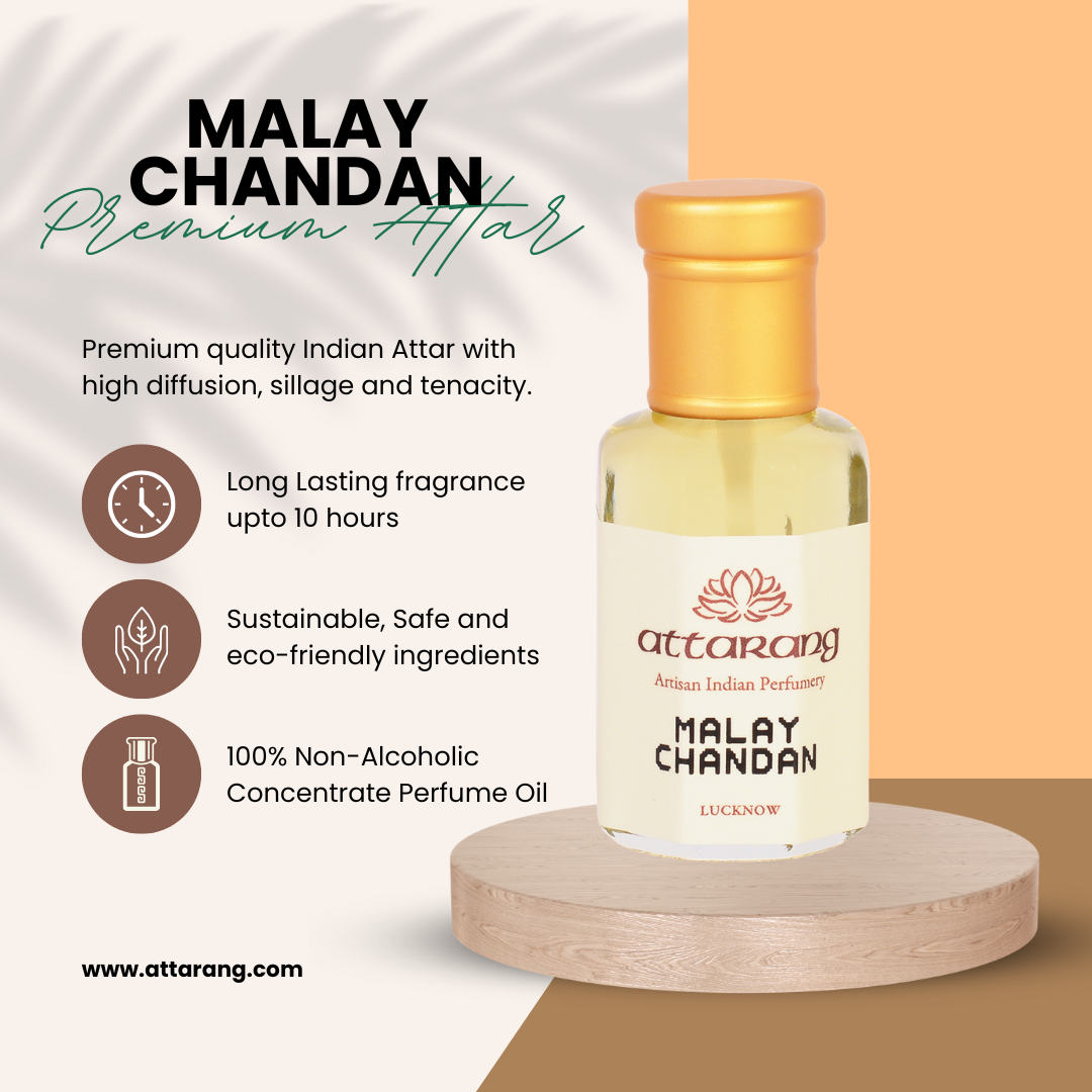 Malay Chandan | Premium Malaygiri Sandalwood | Attar 10ml