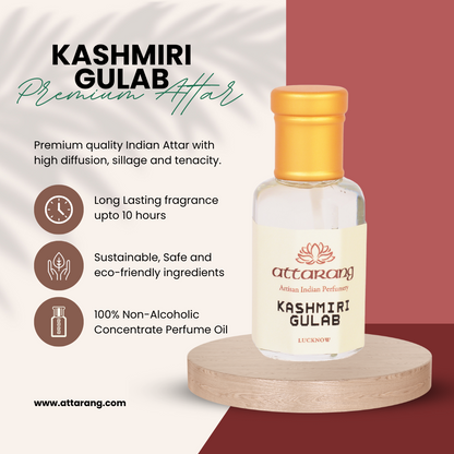 Kashmiri Gulab | Rosa × damascena, Rose | Attar 10ml