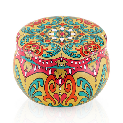 Soothing Vanilla Aroma Candle Tin Pack 120g