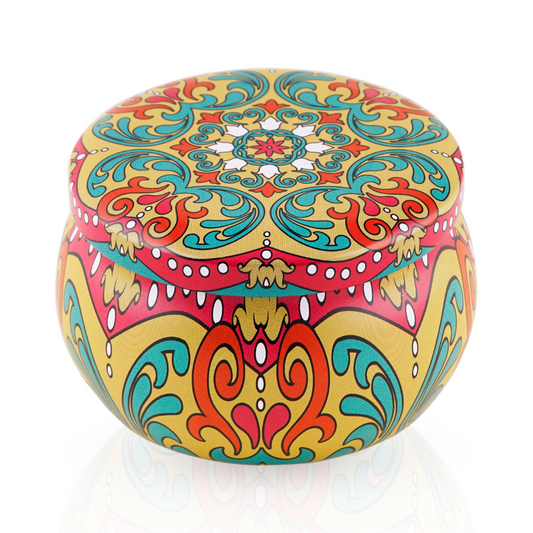 Soothing Vanilla Aroma Candle Tin Pack 120g