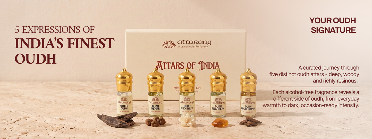 Top 5 Oudh Attars of India (5x3ml) 15ml