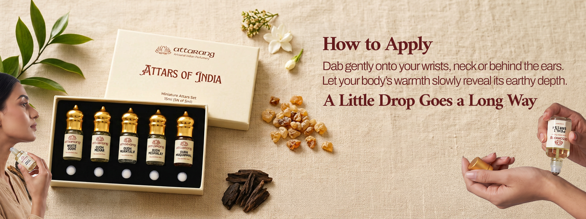 Top 5 Oudh Attars of India (5x3ml) 15ml