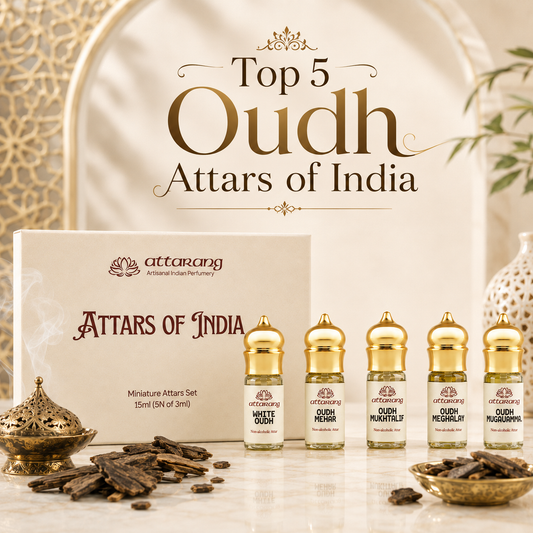 Top 5 Oudh Attars of India (5x3ml) 15ml
