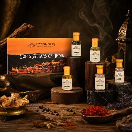 Top 5 Attars of India for Men | Fragrances for Him | 5x10ml Attar Set 50ml