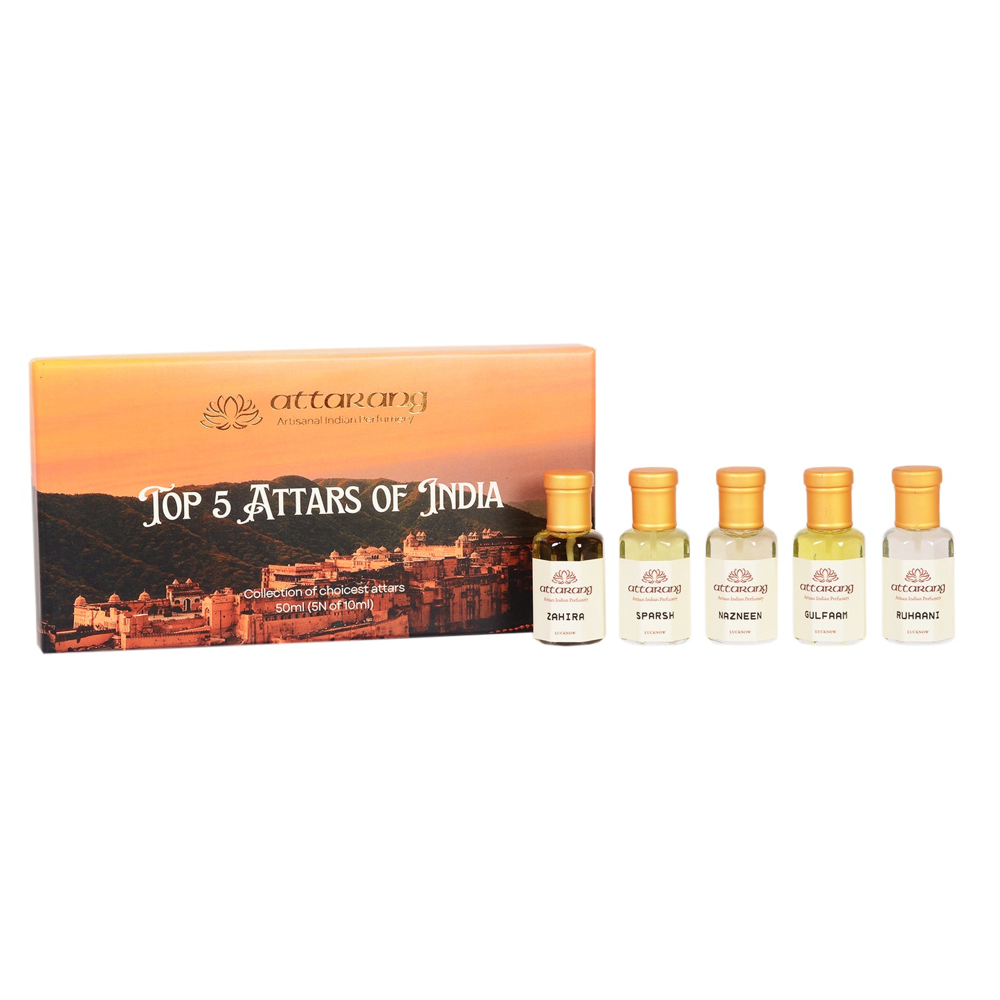 Top 5 Attars of India for Women | Fragrances for Her | 5x10ml Attar Set 50ml