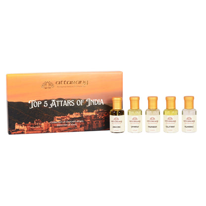 Top 5 Attars of India for Women | Fragrances for Her | 5x10ml Attar Set 50ml