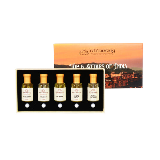 Top 5 Summer Attars of India | Cool, Fresh, Aqua | 5x10ml Attar Set 50ml