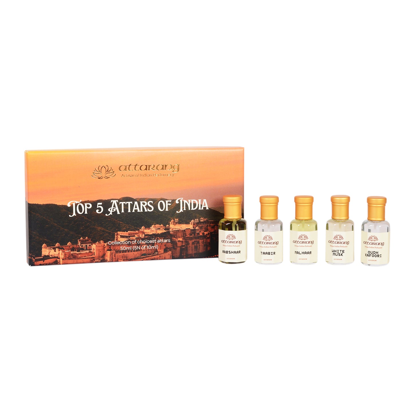 Top 5 Summer Attars of India | Cool, Fresh, Aqua | 5x10ml Attar Set 50ml