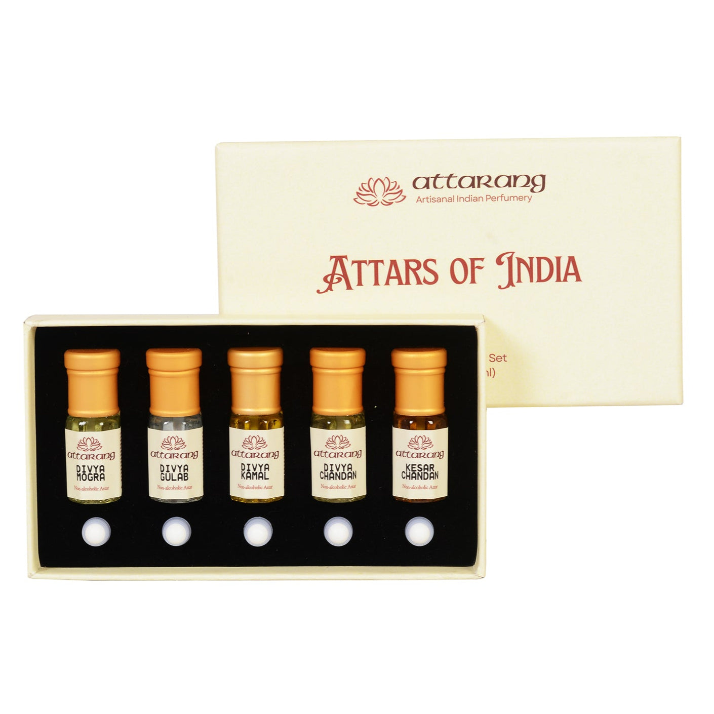 Top 5 Pooja Attars of India (5x3ml) 15ml